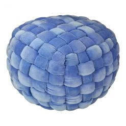 Jazzy Sky Blue Pouf