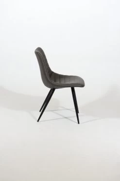 Dean Chair - Grey PU 9 Dean Chair - Grey PU -Chic Furniture Shop LeeChairGrey3