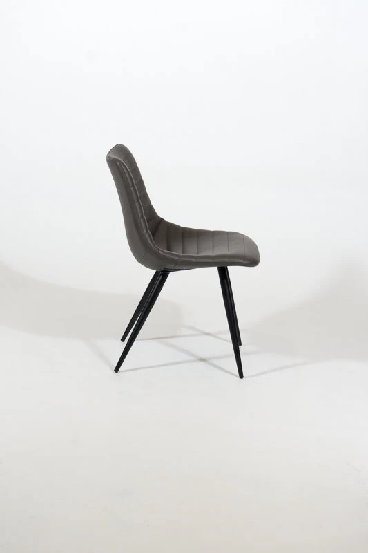 Dean Chair - Grey PU 6 Dean Chair - Grey PU - Image 4