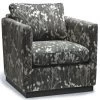 Slocan Swivel Arm Chair - Custom Fabric -Chic Furniture Shop LotusChair mdSLOCAN