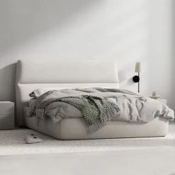 Lunar King Storage Bed - Greige 21 Lunar King Storage Bed - Greige -Chic Furniture Shop Lunar Storage Bed 1