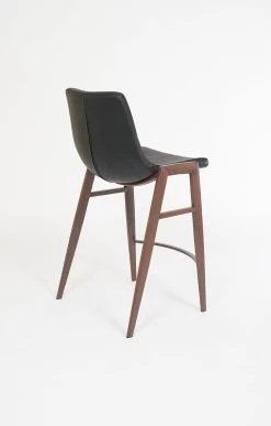 Rocket Counter Stool - Black With Black Walnut 7 Rocket Counter Stool - Black With Black Walnut -Chic Furniture Shop Moon stool Black BW 2
