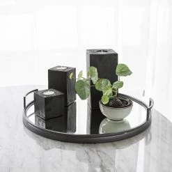 Nova Tealights (Set Of 3) – Square - Black -Chic Furniture Shop NOV 043 LS 02 22807