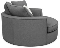 Robson Chair In Tony Charcoal - Custom Made -Chic Furniture Shop NestChair TonyCharcoalCOZYside