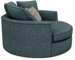 Robson Chair In Giovanna Pool - Custom Made -Chic Furniture Shop NestChair elementgiovannapoolCOZYside