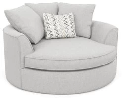 Robson Chair In Element Silver Dollar - Custom Made