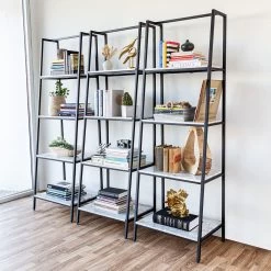 Prince Marble Bookshelf -Chic Furniture Shop PRI 001 LS 1