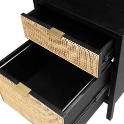 Rattan Filing Cabinet - Ebony -Chic Furniture Shop RAT004E 5 1800x1800 a5b4fa38 30fd 4850 8d6d ee93315b704a
