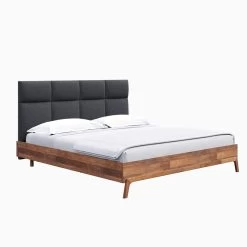 Jeremy Queen Bed - Grey