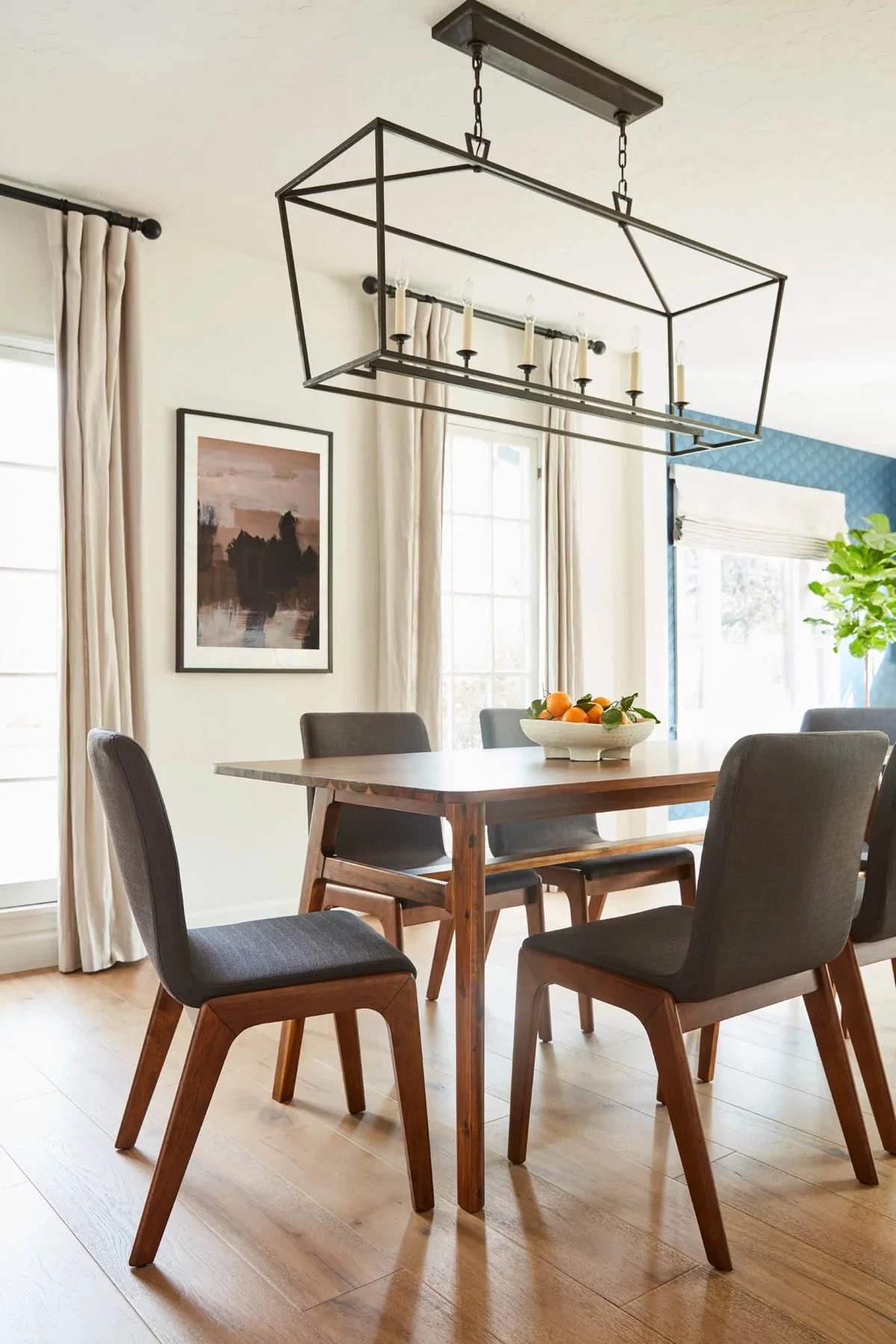 Jeremy Dining Chair (Set Of 2) - Grey Fabric 4 Jeremy Dining Chair (Set Of 2) - Grey Fabric - Image 2