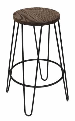 Hairpin Counter Stool - Black