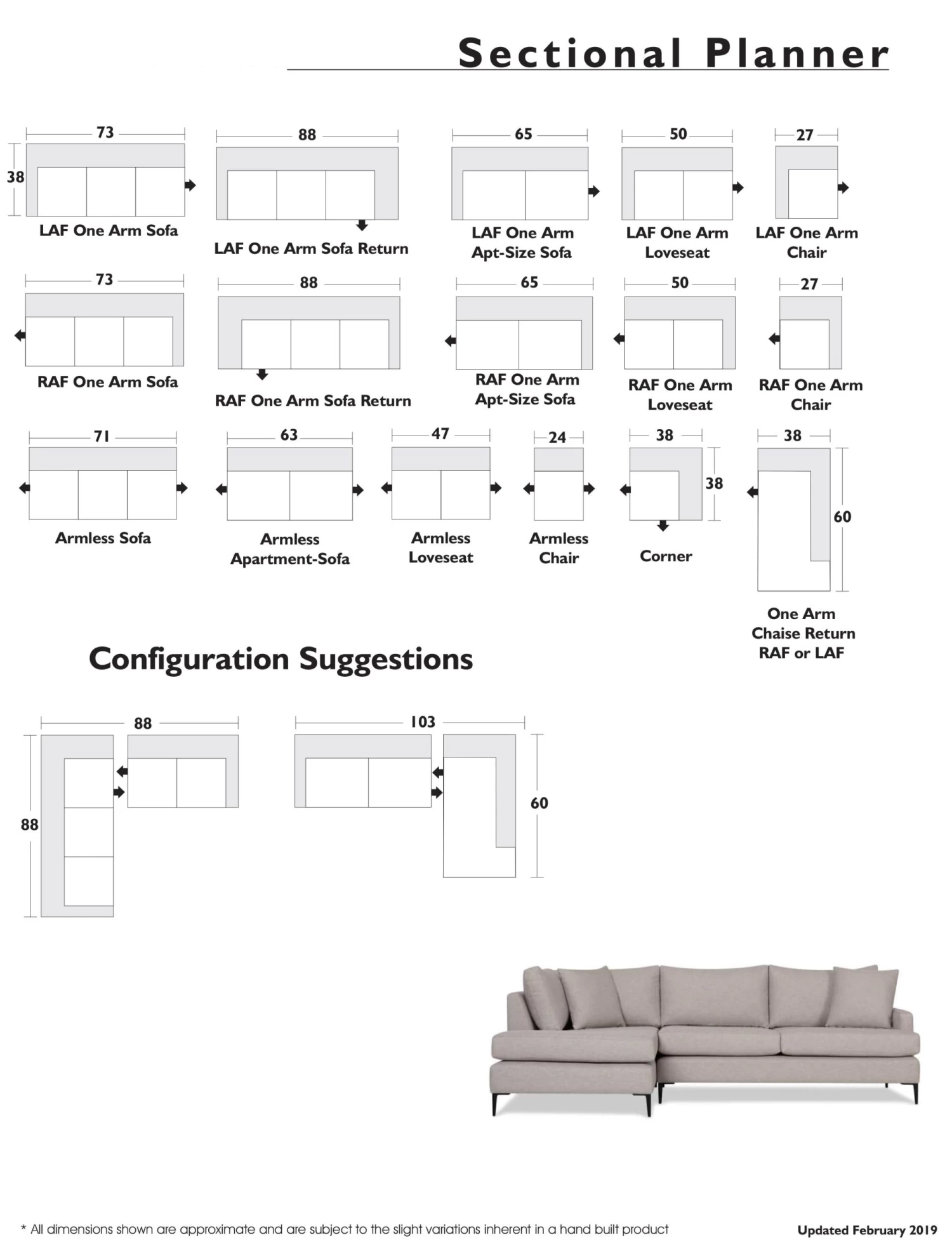 Lonsdale Sectional Sofa - Custom Made 4 Lonsdale Sectional Sofa - Custom Made - Image 2