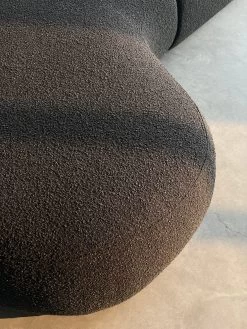 Moritz Sectional 3-Piece Chaise Facing Left In Licorice Boucle -Chic Furniture Shop SELMORILICO3PCS 4