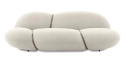 Cumulus Fabric Sofa In Teddy Cream