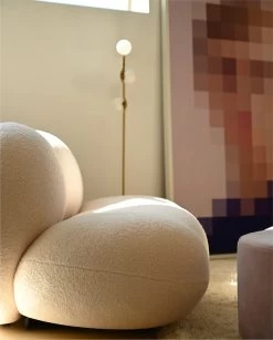 Cumulus Fabric Sofa In Teddy Cream 11 Cumulus Fabric Sofa In Teddy Cream -Chic Furniture Shop SOFCUMUCRBO 4