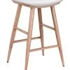 Jojo Counter Stool - White PU/White Oak 1 Jojo Counter Stool - White PU/White Oak -Chic Furniture Shop Sheila Counter Stool WHITE WO 1 close crop