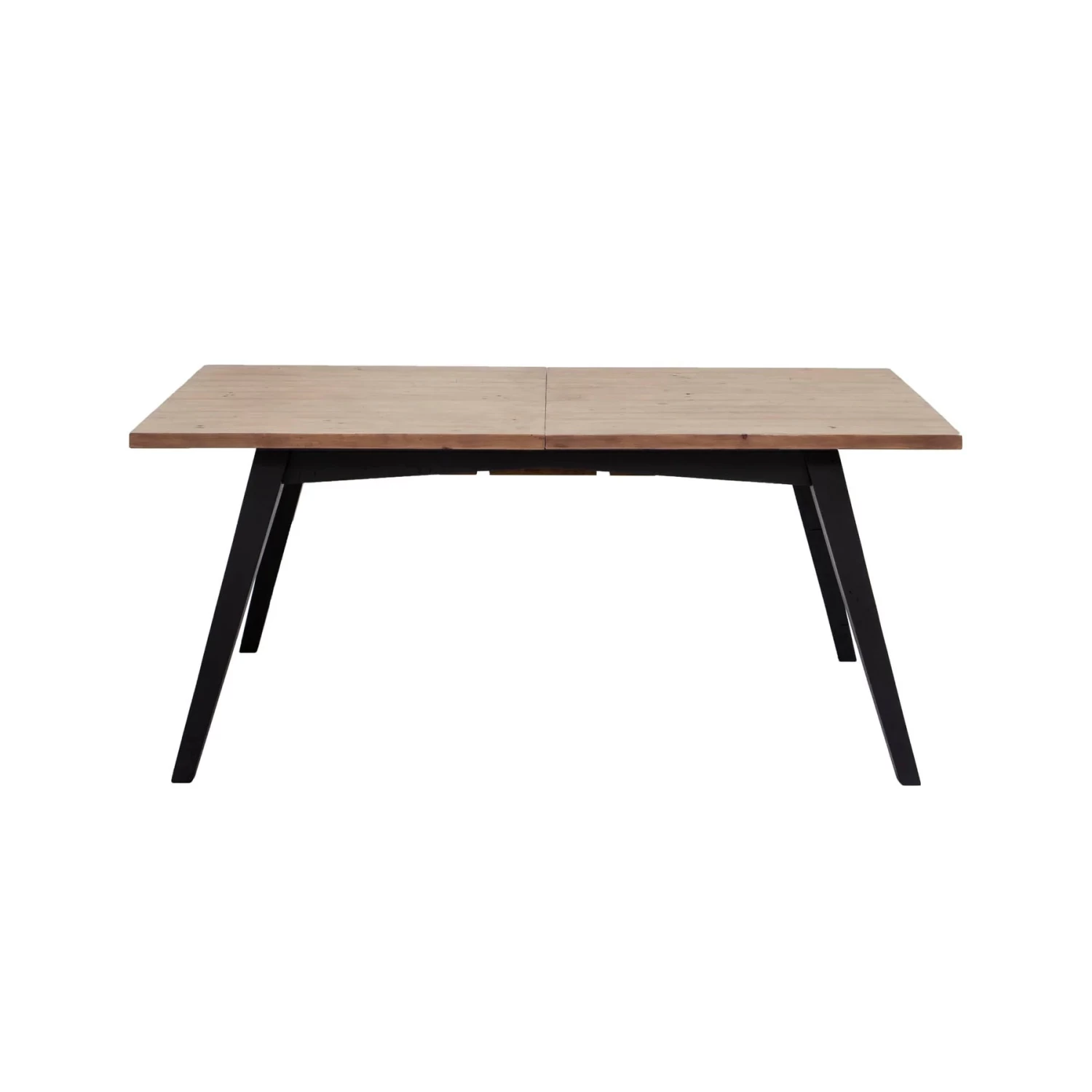 Viva Extension Dining Table - Sundried Wheat - Matte Black 3 Viva Extension Dining Table - Sundried Wheat - Matte Black