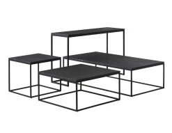 Onix Console Table - Black -Chic Furniture Shop WSOONIXBLACST2PC 5 d70308a5 a64a 4da3 a62b 939963eb667b