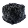 Lamb Fur Pouf - Black Snow -Chic Furniture Shop XU 1009 02 1920x1920 1