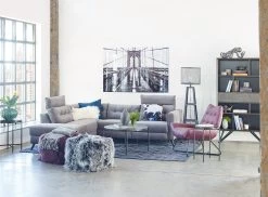 Lamb Fur Pouf - Black Snow -Chic Furniture Shop XU 1009 02 50 1920x1920 1