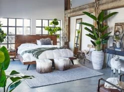 Goat Fur Pouf - Cappuccino Ombre -Chic Furniture Shop XU 1010 14 50 1920x1920 1