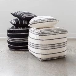 Barcelona Pouf – Black Stripe 13 Barcelona Pouf – Black Stripe -Chic Furniture Shop bar 003 005 ls 2