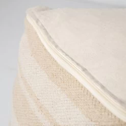 Barcelona Stripe Pouf – Natural 12 Barcelona Stripe Pouf – Natural -Chic Furniture Shop bar 007 6 b