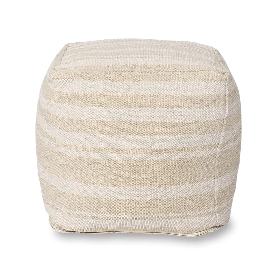 Barcelona Stripe Pouf – Natural 3 Barcelona Stripe Pouf – Natural