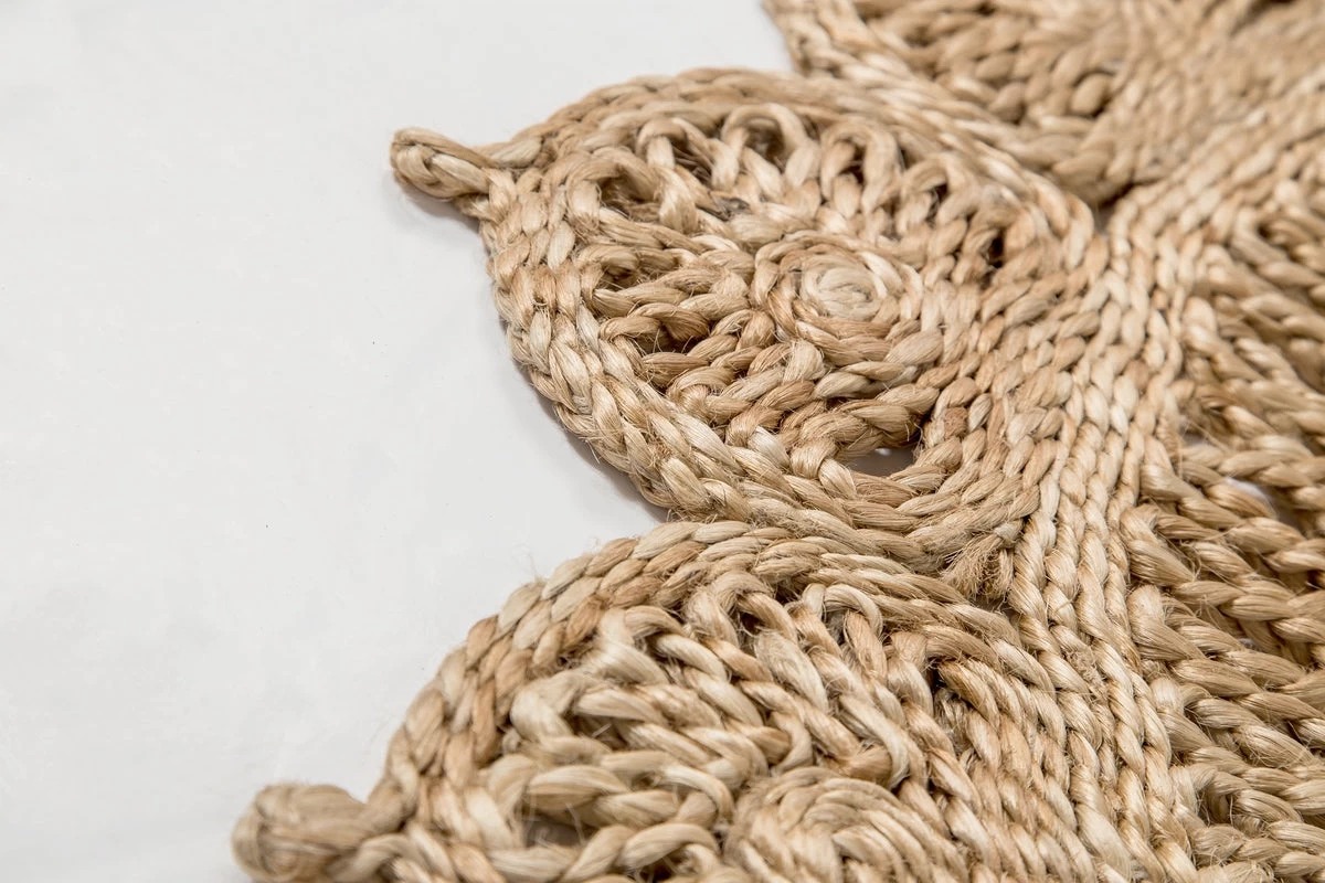 Dandelion 6ft Round Rug – Natural 5 Dandelion 6ft Round Rug – Natural - Image 3