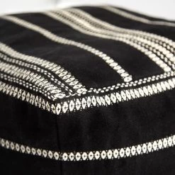 Barcelona Pouf – Black Stripe 15 Barcelona Pouf – Black Stripe -Chic Furniture Shop boh 065 b