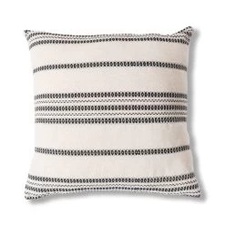 Barcelona Cushion- White Stripe