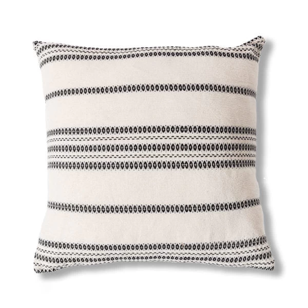 Barcelona Cushion- White Stripe 3 Barcelona Cushion- White Stripe