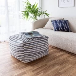 Bohemian Jean Pouf – L -Chic Furniture Shop boh 070 ls 2