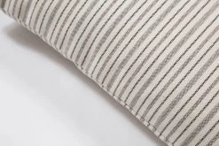 Breathe 22″ Square Feather Cushion – Cream Stripe -Chic Furniture Shop bre 006 3