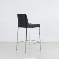 Celine Bar Stool -Chic Furniture Shop celine stool chrome frame back view 1 f8b08cdf 6177 4960 aed4 be4de87db043