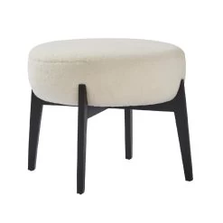 Wilson Stool - White Boucle