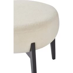 Wilson Stool - White Boucle -Chic Furniture Shop cha071 3