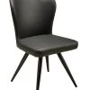 Janna Swivel Side Chair - Black -Chic Furniture Shop chair 14 e1648416182838