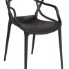 Crane Chair – Matte Black -Chic Furniture Shop crane chair matte black 1 e1564213276441