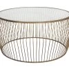 Cyclone Wire Coffee Table - Gold -Chic Furniture Shop cyclone wire coffee table new gold