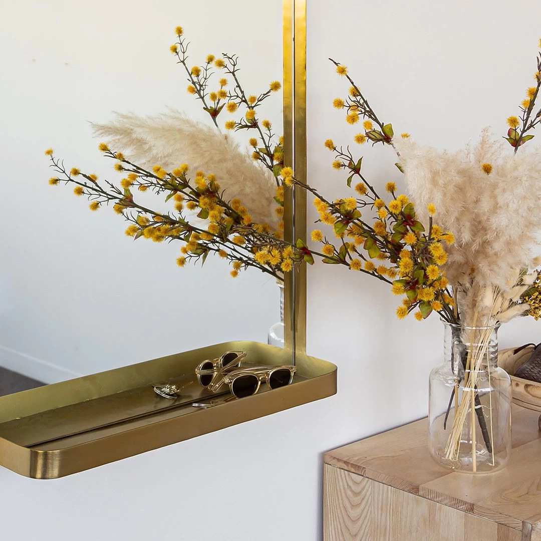 District Flats Mirror – Brushed Gold 5 District Flats Mirror – Brushed Gold - Image 3