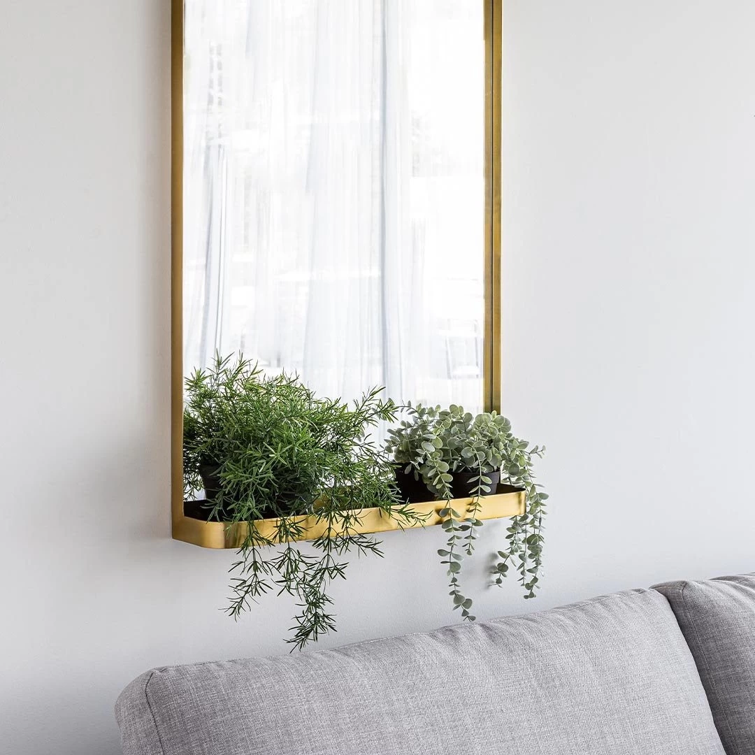 District Flats Mirror – Brushed Gold 4 District Flats Mirror – Brushed Gold - Image 2