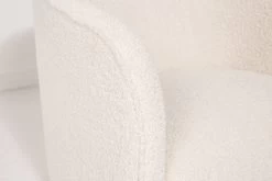 Helen Chair – Cream Bouclé -Chic Furniture Shop evita swivel chair creme boucle 4