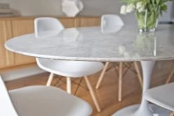 Saarinen 67" Oval Dining Table -Chic Furniture Shop flute dining table oval beauty 600x400 d50ac528 6ef8 4f4d b3c5 cdbec0f5d3fc