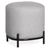 Pender Pin Leg Upholstered Stool - Grey -Chic Furniture Shop g1