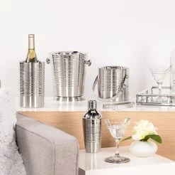 Axis Bold Rib Double Wall Wine Cooler -Chic Furniture Shop h3