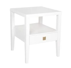 Katherine End Table - White
