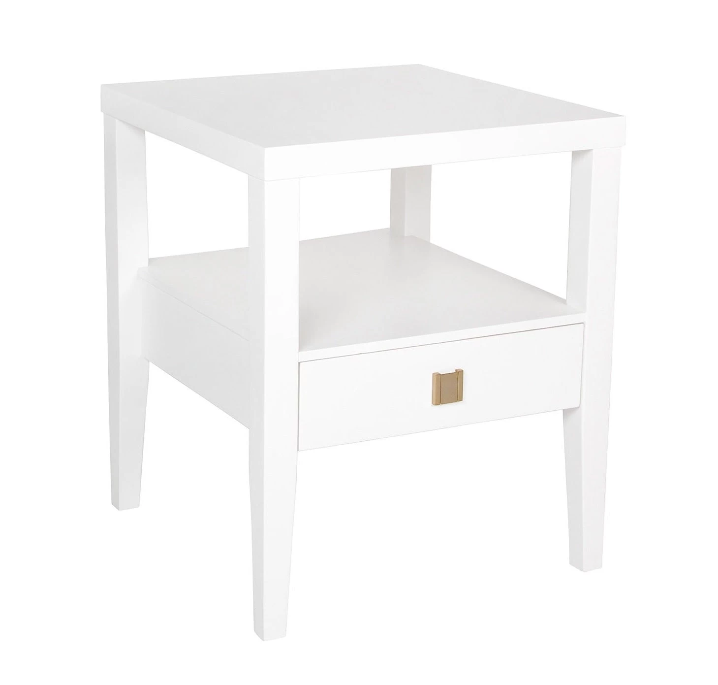 Katherine End Table - White 3 Katherine End Table - White