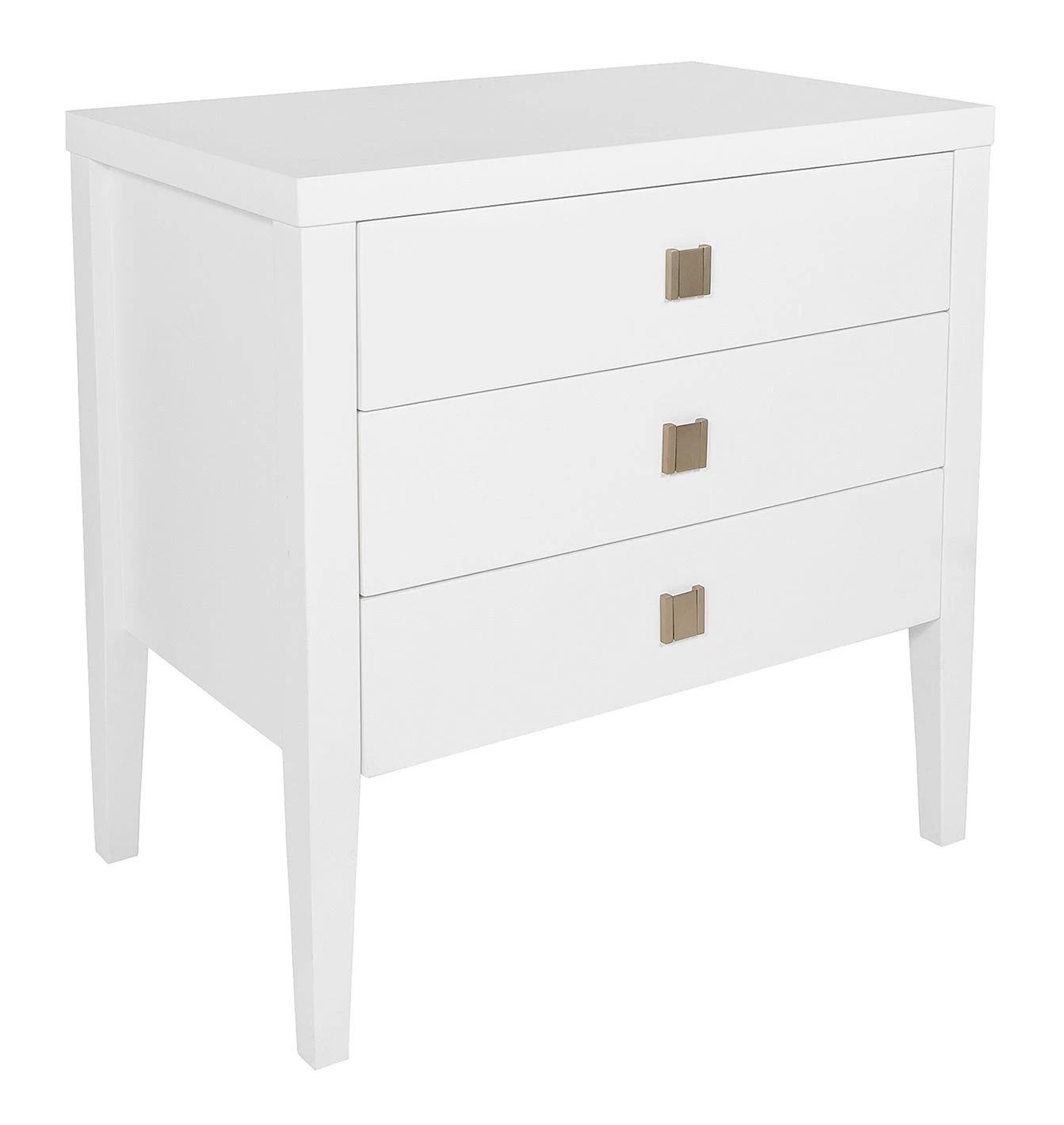 Katherine Accent Table – 3 Drawer Dresser – White 3 Katherine Accent Table – 3 Drawer Dresser – White