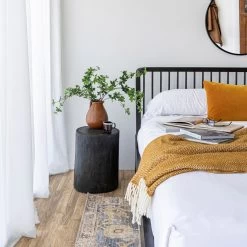 Irving King Bed - Black -Chic Furniture Shop irv 001 ls 1